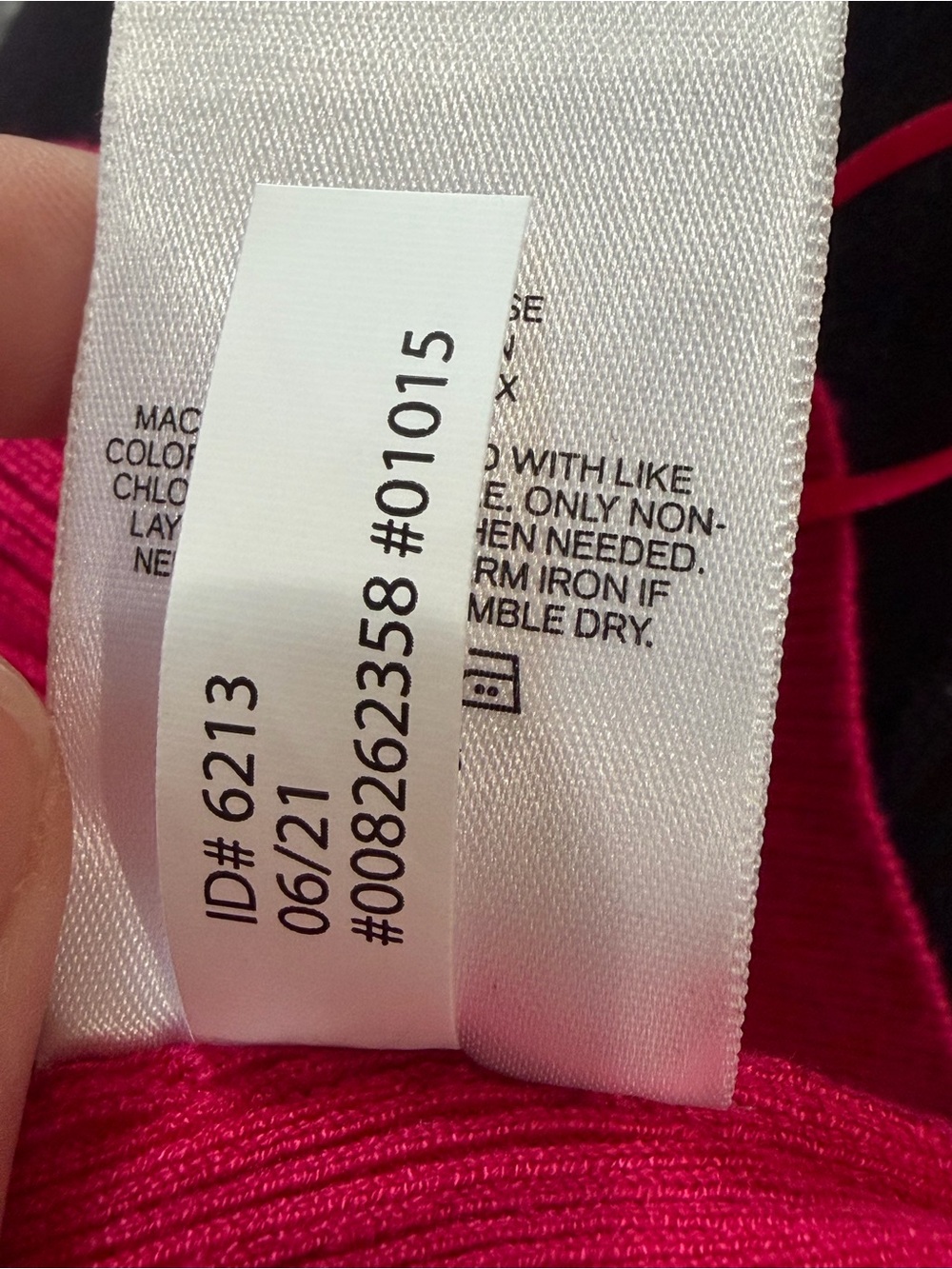 Express NWT Pink One Shoulder Ruffle Ribbed Sweater Knit Top Size XS Fuchsia - Picture 7 of 7